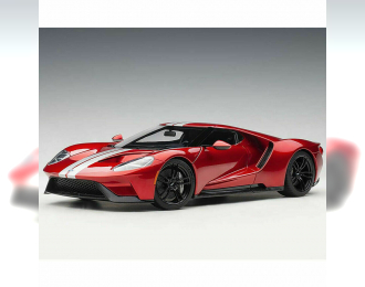 Ford GT - 2017 (red with silver stripes)