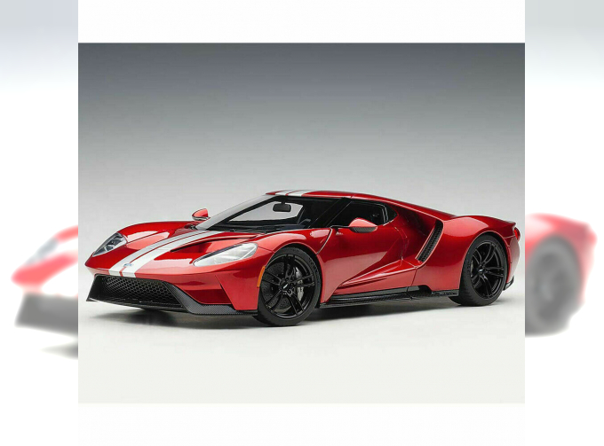 Ford GT - 2017 (red with silver stripes)