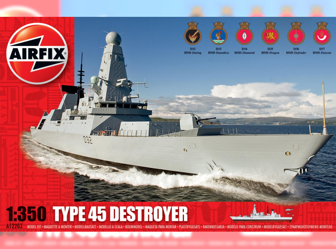 Сборная модель Type 45 Destroyer