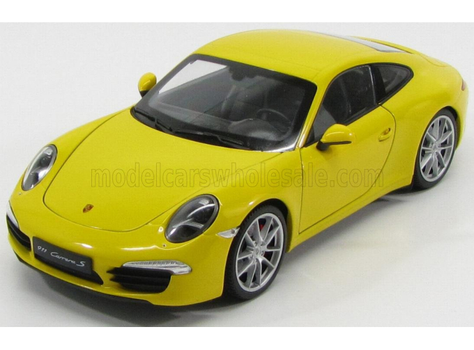 PORSCHE 911 991 Carrera S Coupe (2013), yellow
