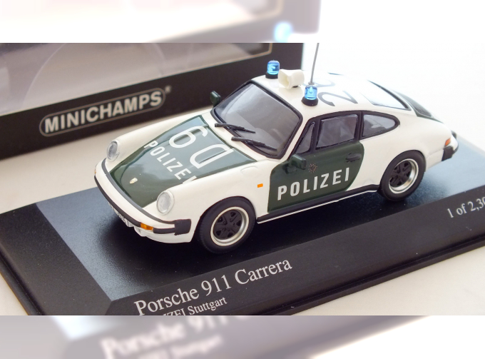 PORSCHE 911 Carrera Polizei Stuttgart 1983 white / green