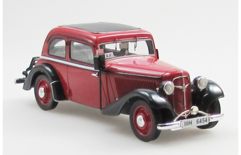 ADLER Trumpf Junior 2 door sedan Leipzig taxi (1934-41), red/black