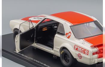 NISSAN Skyline GT-R #6 (KPGC-10) Racing 1971, white / red