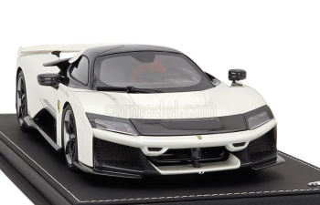 FERRARI F80 (2024) - Carbon Silver Rims - Con Vetrina - With Showcase, white