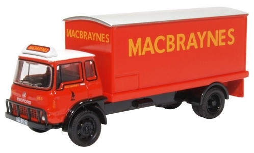 BEDFORD TK Box Van Macbraynes (1978), red