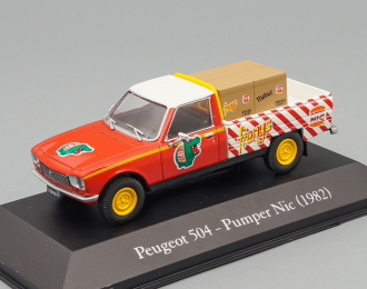 PEUGEOT 504 Pick Up (1982), red / white