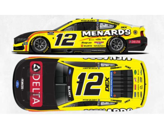 Ford Mustang #12 Ryan Blaney *Menards/Delta*, yellow/black 2026