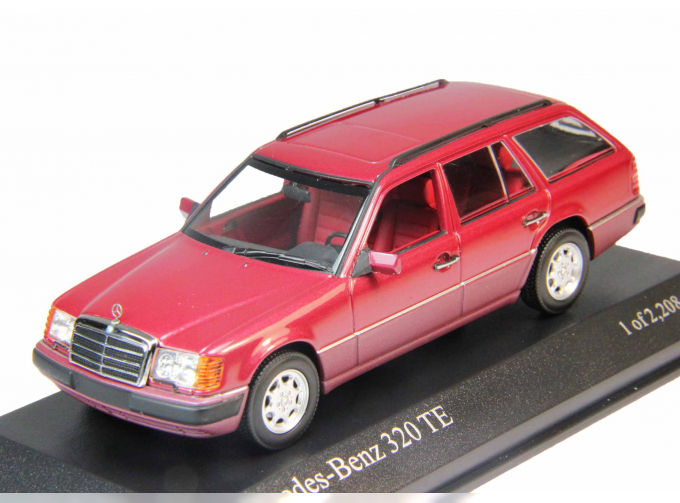 MERCEDES-BENZ 320 TE (1990), red metallic