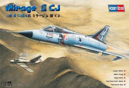 Сборная модель Французский истребитель Mirage IIICJ