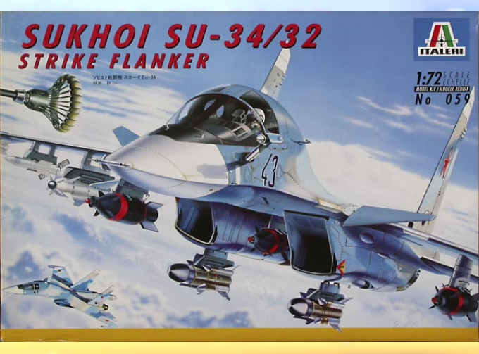 Сборная модель Самолет Су-34 / Су-32 Strike Flanker