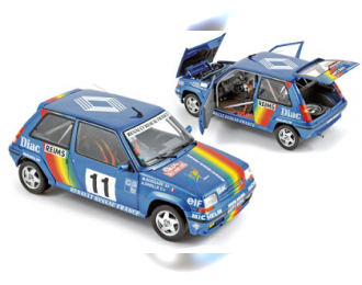 RENAULT 5 GT Turbo №11 Rally Monte-Carlo (Oreille - Roissard) 1990, Blue