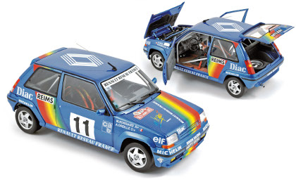 RENAULT 5 GT Turbo №11 Rally Monte-Carlo (Oreille - Roissard) 1990, Blue