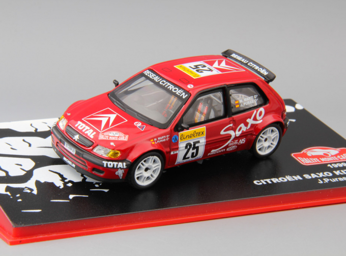 CITROEN Saxo Kit Car J.Puras - M.Marti #25 (1999), red