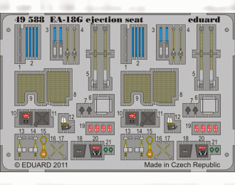 Фототравление для EA-18G ejection seat