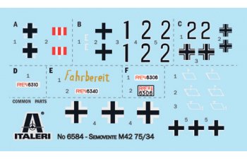 Сборная модель Semovente M42 da 75/34