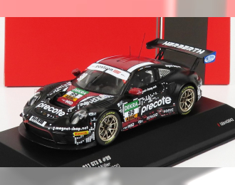 PORSCHE 911 991-2 Gt3 R Precote Herbert Motorsport Team N99 Adac Gt Masters (2020) S.Muller - R.Renauer, Black Red