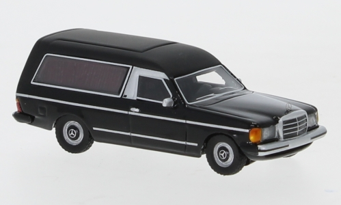 MERCEDES-BENZ W123 Bestattungswagen (1977), black