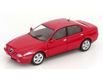 ALFA ROMEO 166 3.0 V6 (1998) - Black Interior, Rosso Alfa Red