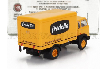 FIAT 642 Truck Cassonato Pasta Fredella 2-assi (1962), Yellow Black