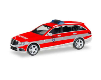 MERCEDES-BENZ C Combi Feuerwehr SaarbrÃ¼cken, red / silver