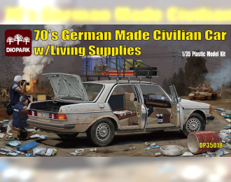 Сборная модель  German Made Civilian Car w/Living Supplies (packed as 24 boxes in one carton)