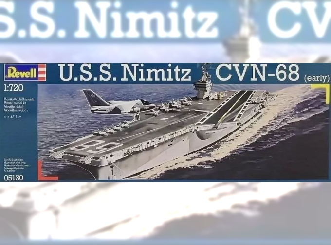 Сборная модель Американский авианосец USS NIMITZ CVN-68