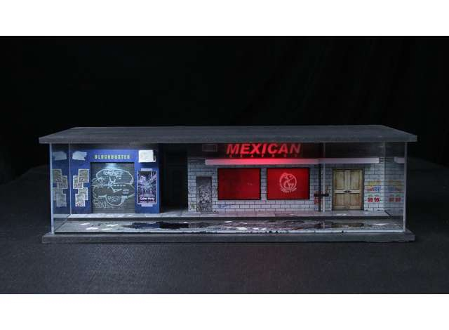 Diorama *cyberpunk with light 05*, various