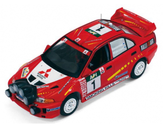 MITSUBISHI Lancer EVO V #1 Makinen - Mannisenmaki Winner Rally Australia (1998), red