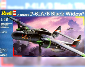 Сборная модель Американский тяжёлый ночной истребитель Northrop P-61A / B "Black Widow"