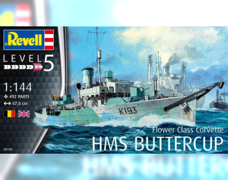 Сборная модель Британский корвет HMS Buttercup (тип «Flower»)