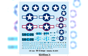 Сборная модель Cамолет TBF-1C Avenger