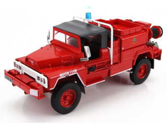 ACMAT Tpk 4x4 Tanker Truck 1985 - Fire Engine - Vigili Del Fuoco - Feuerwehr, Red White Grey