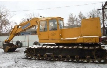 Сборная модель Экскаватор МТП-71А (моноблочная стрела), комплект для самостоятельной сборки