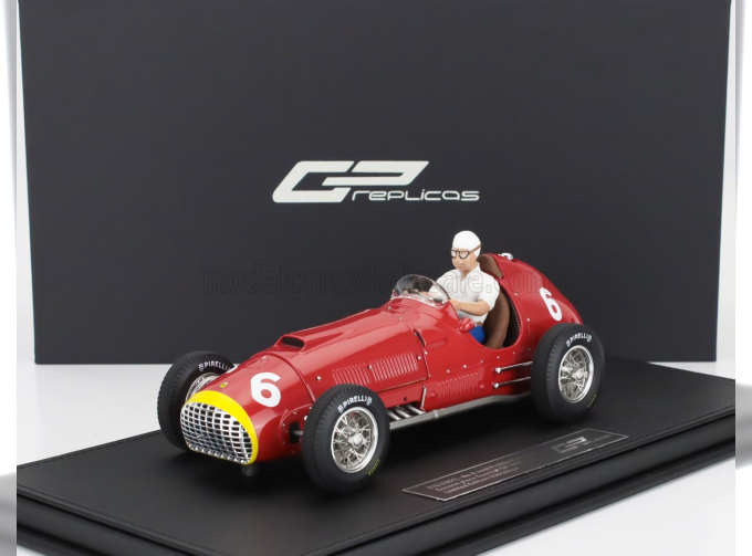 FERRARI F1 375 N 6 2nd Spanish Gp (with Pilot Driver) (1951) Jose Froilan Gonzalez, Red