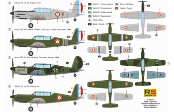 Сборная модель SIPA S.10 / Arado Ar-396