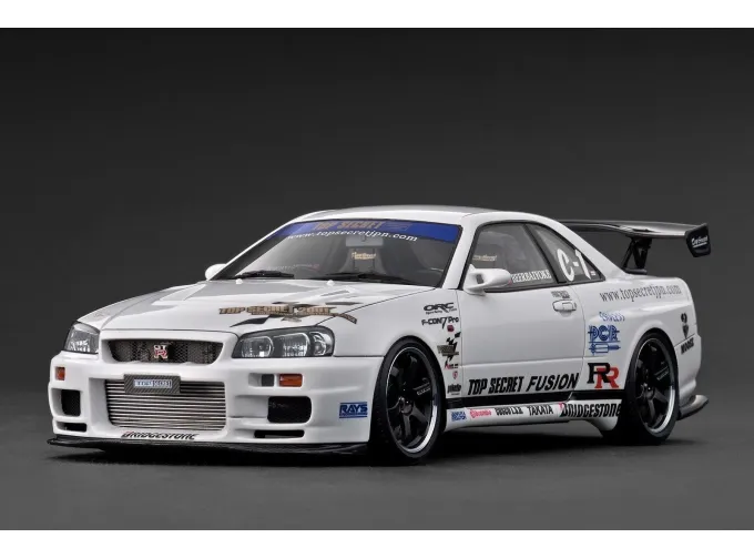 NISSAN TOP SECRET 34GT-R (BNR34), white