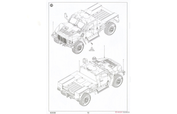 Сборная модель aвтомобиль M1279 Utility (JLTV-UTL)