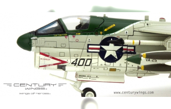 Vought A-7E Corsair II Diecast Model USN VA-25 Fist of the Fleet NE400 USS Ranger 1975 (Wings of Heroes)