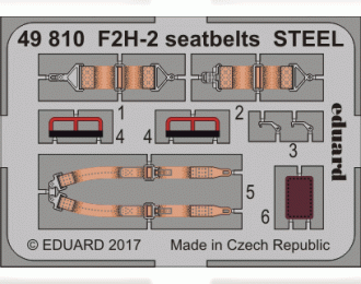 Фототравление для F2H-2 ремни СТАЛЬ