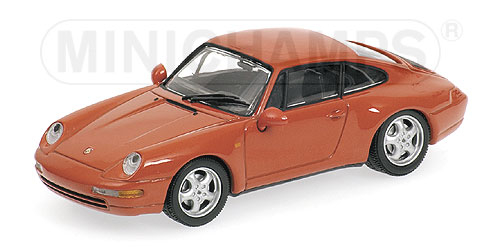 PORSCHE 911 1993, orange metallic