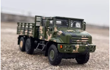 FAW Jiefang MV3 Military Truck, green / yellow camouflage