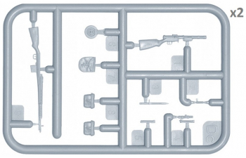 Сборная модель Советское пехотное автоматическое оружие и снаряжение