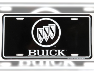 ACCESSORIES Funny Metal Plate - Buick, Black