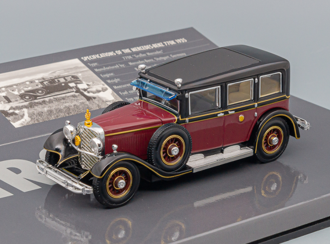 MERCEDES-BENZ 770K Emperor Hirohito (1935), Political Leaders Series No8, burgundy