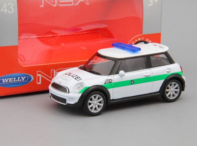 MINI Cooper S Polizei, white / green