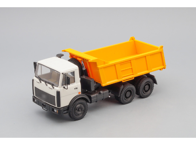 Минский 551603 самосвал (1995), бело-желтый