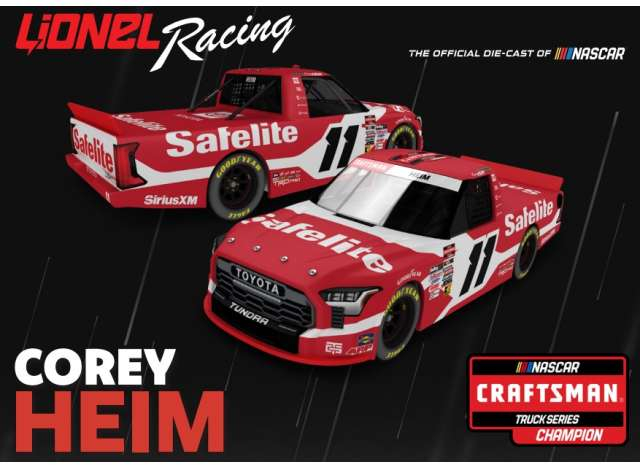Toyota Tundra #11 Corey Heim *Safelite*, white/red 2025