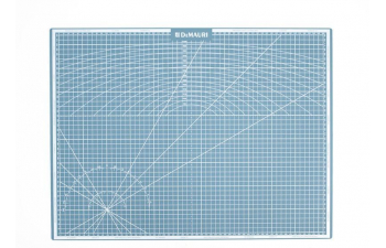 Коврик для резки DeMauri Серо-синий, формат А2, 5 слоёв