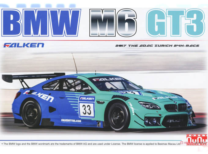 Сборная модель BMW M6 GT3 Falken Motorsports #33