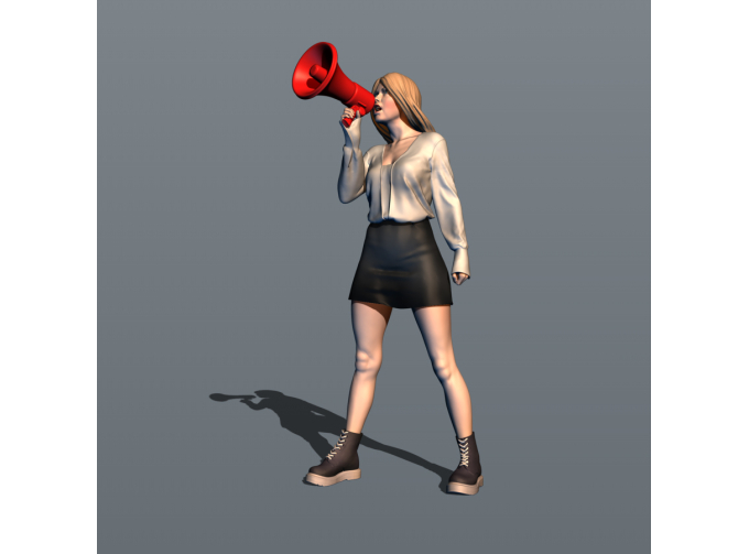 Фигурка 744 Студентка 3, окрашенная